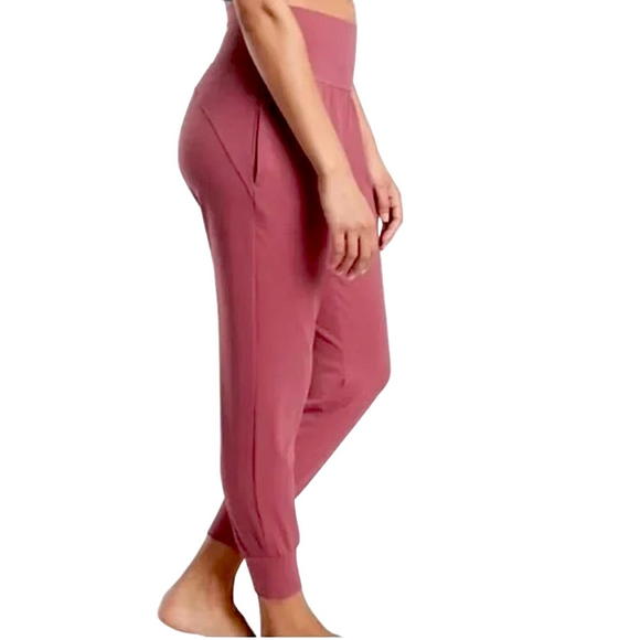 Athleta Berry Pink Salutation Jogger Pants - Picture 3 of 10